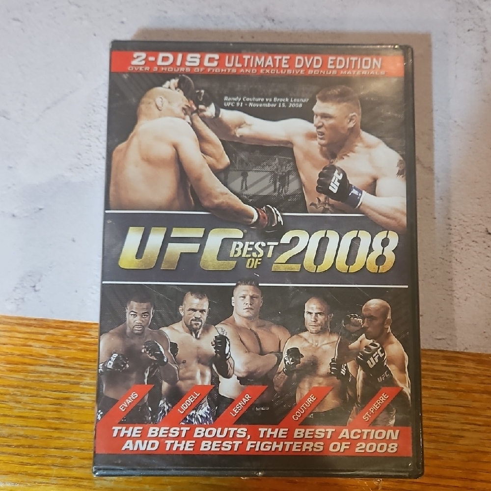 🌟3/$25🌟 UFC Best of 2008 DVD Factory Sealed
